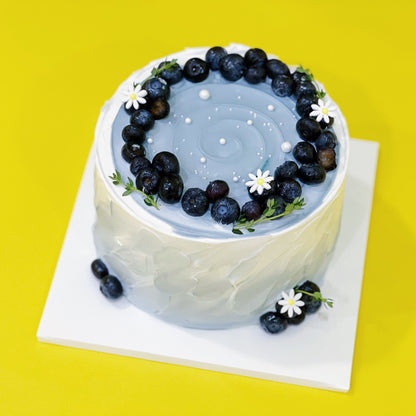 Blueberry Fresh Cream Cake