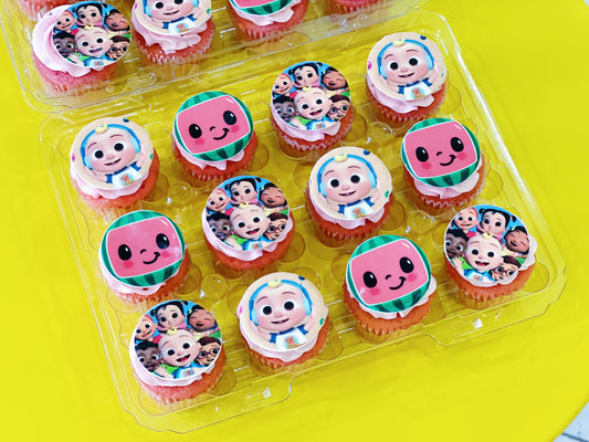 Cocomelon Cupcakes (6pcs)