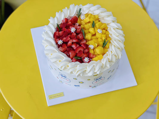 Fruity Delight Cream Cake