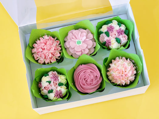 Floral Cupcakes (6pcs)