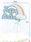 Rainbow Happy Birthday Topper