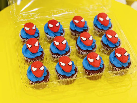 Spiderman Cupcakes (6pcs)